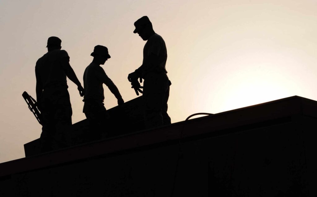 Building construction site work